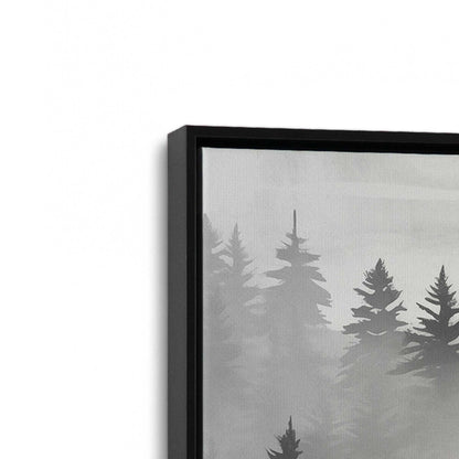 [Color:Satin Black], Picture of art in a Satin Black frame at an angle