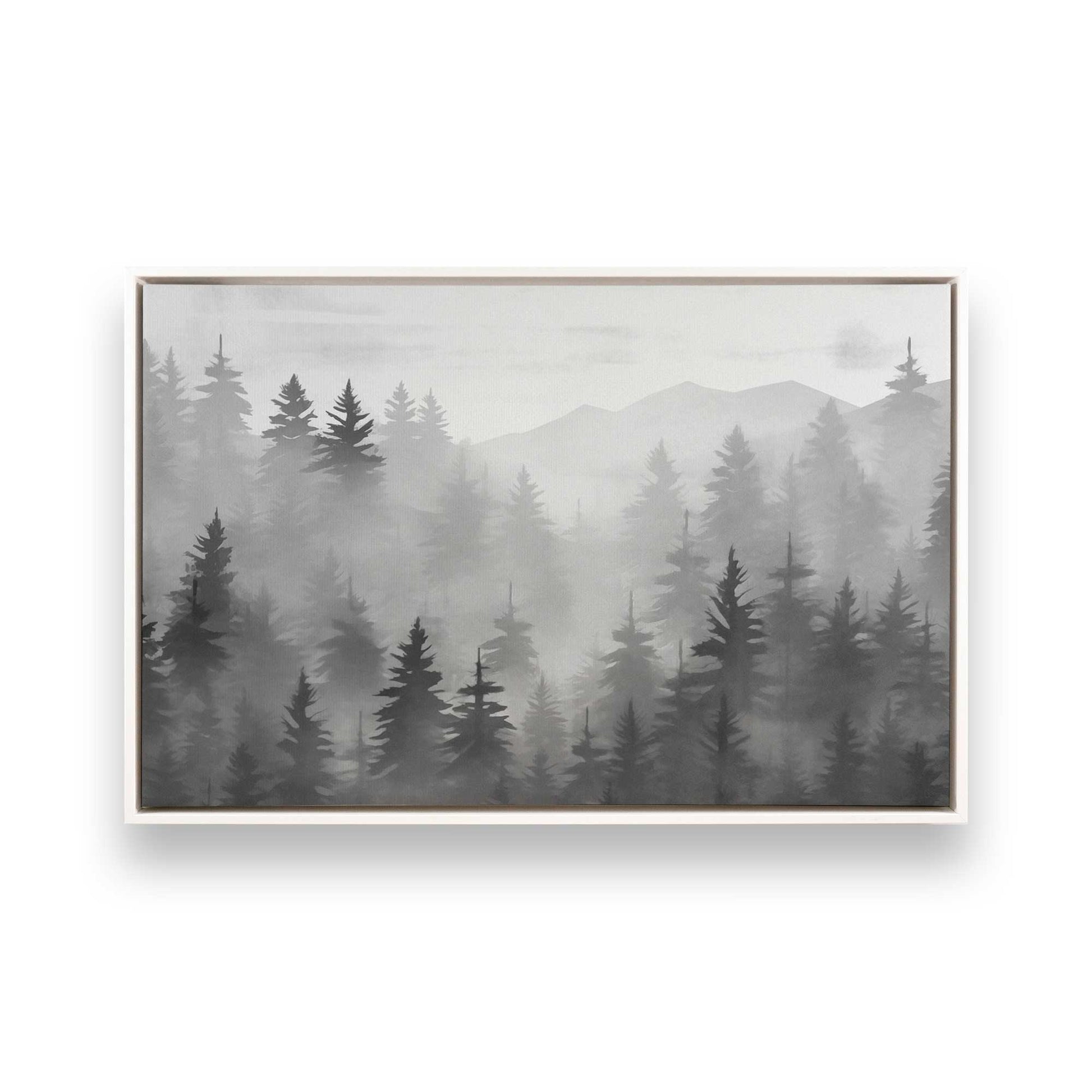 [Color:Opaque White], Picture of art in a White frame