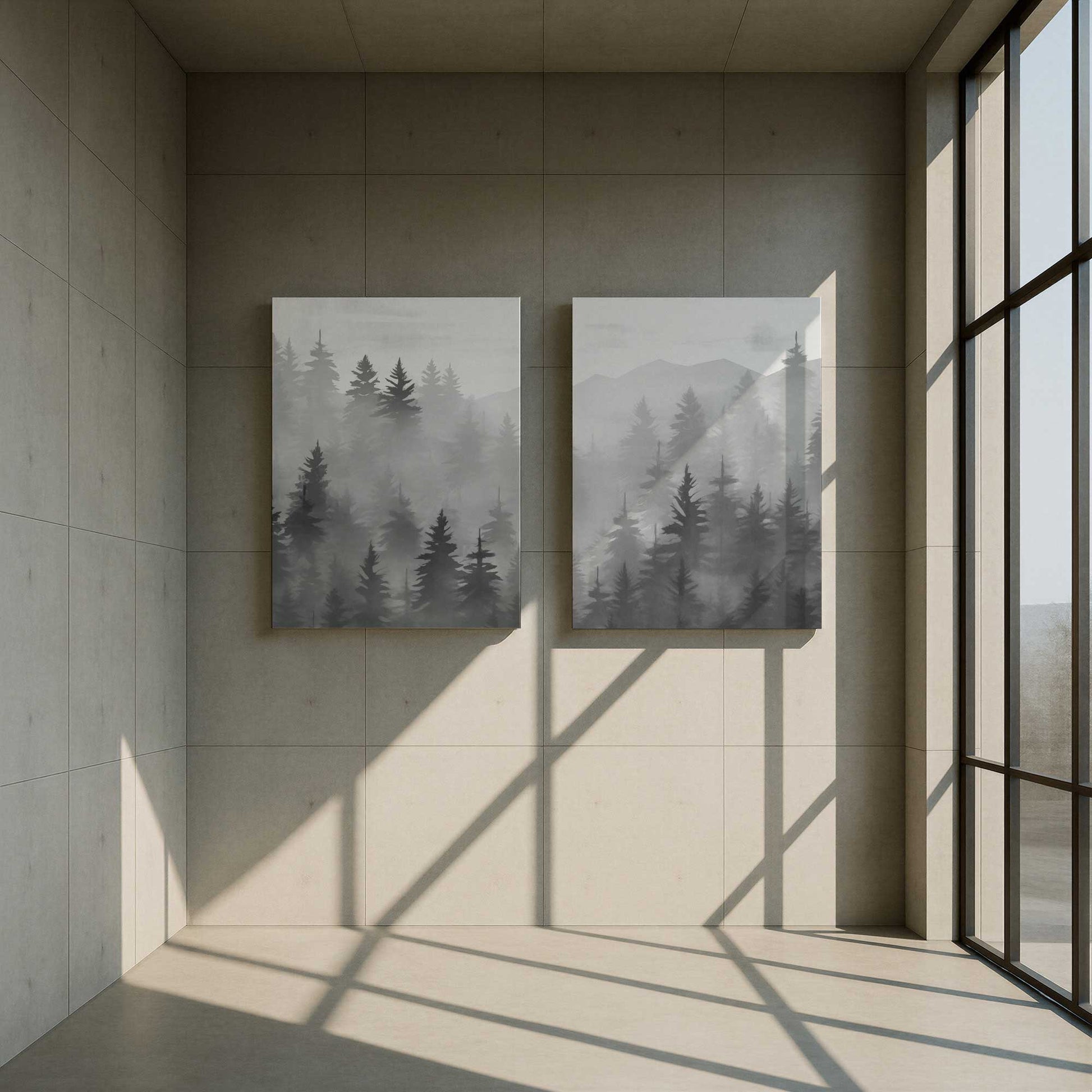 [Color:Stretched Canvas], Picture of art in a room
