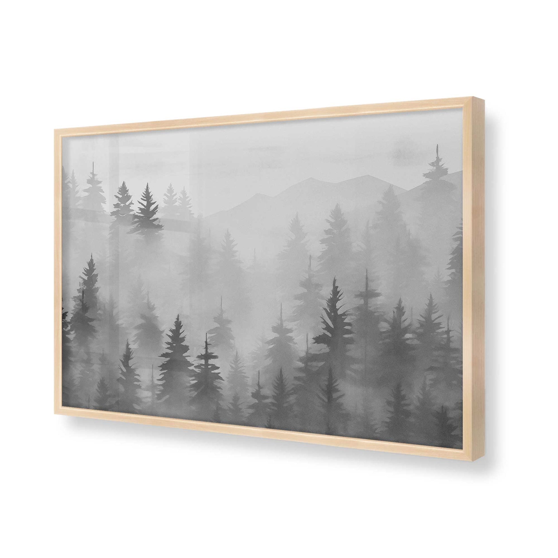 [Color:Raw Maple], Picture of art in a Raw Maple frame of the corner