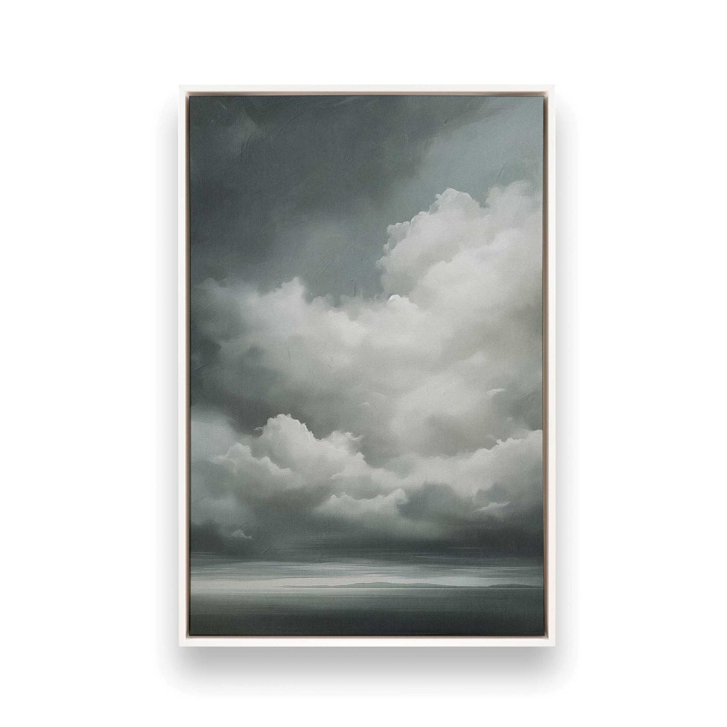 [Color:Satin Black], Picture of art in a Satin Black frame