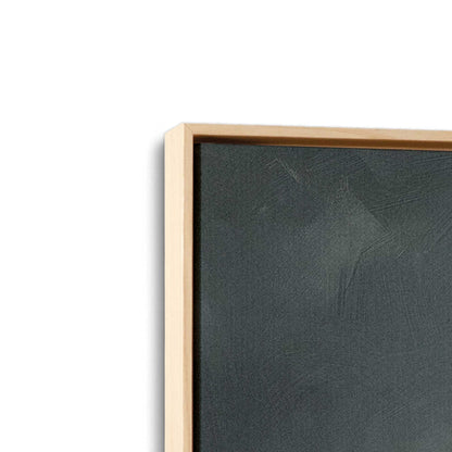 [Color:American Maple], Picture of art in a American Maple frame at an angle