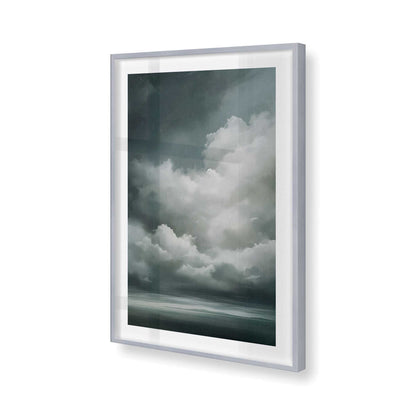 [Color:Polished Chrome], Picture of art in a Polished Chrome frame of the corner