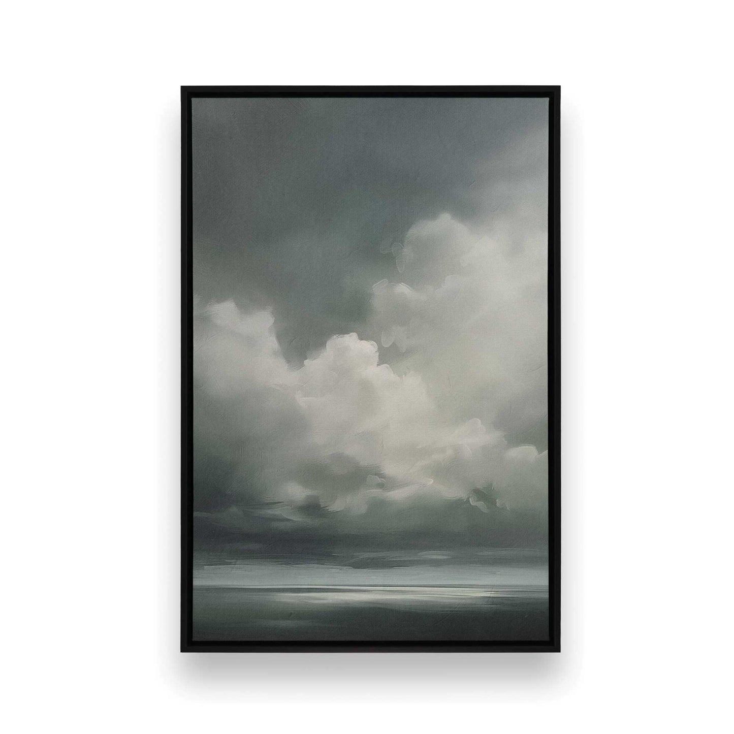 [Color:Satin Black], Picture of art in a Satin Black frame