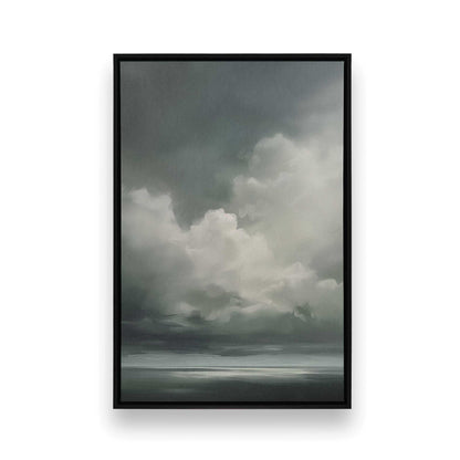 [Color:Satin Black], Picture of art in a Satin Black frame