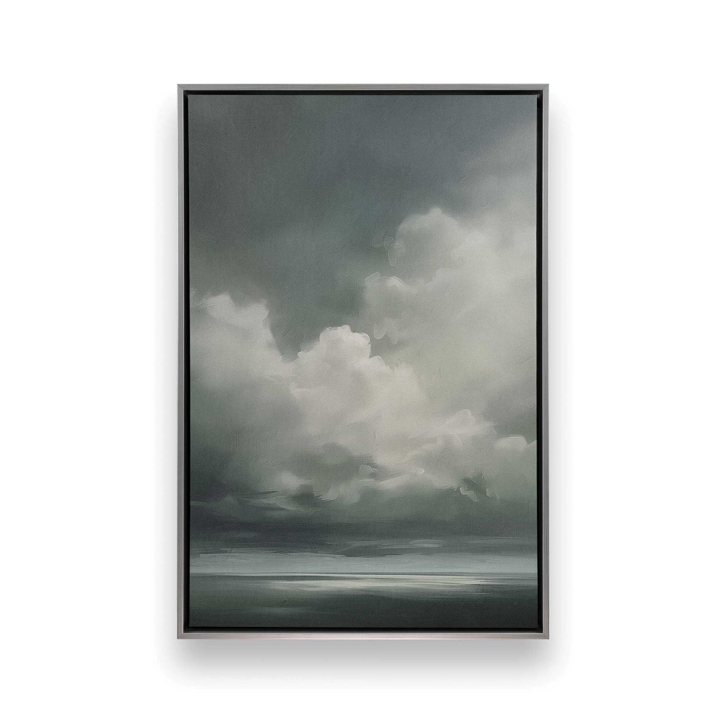 [Color:Opaque White], Picture of art in a White frame