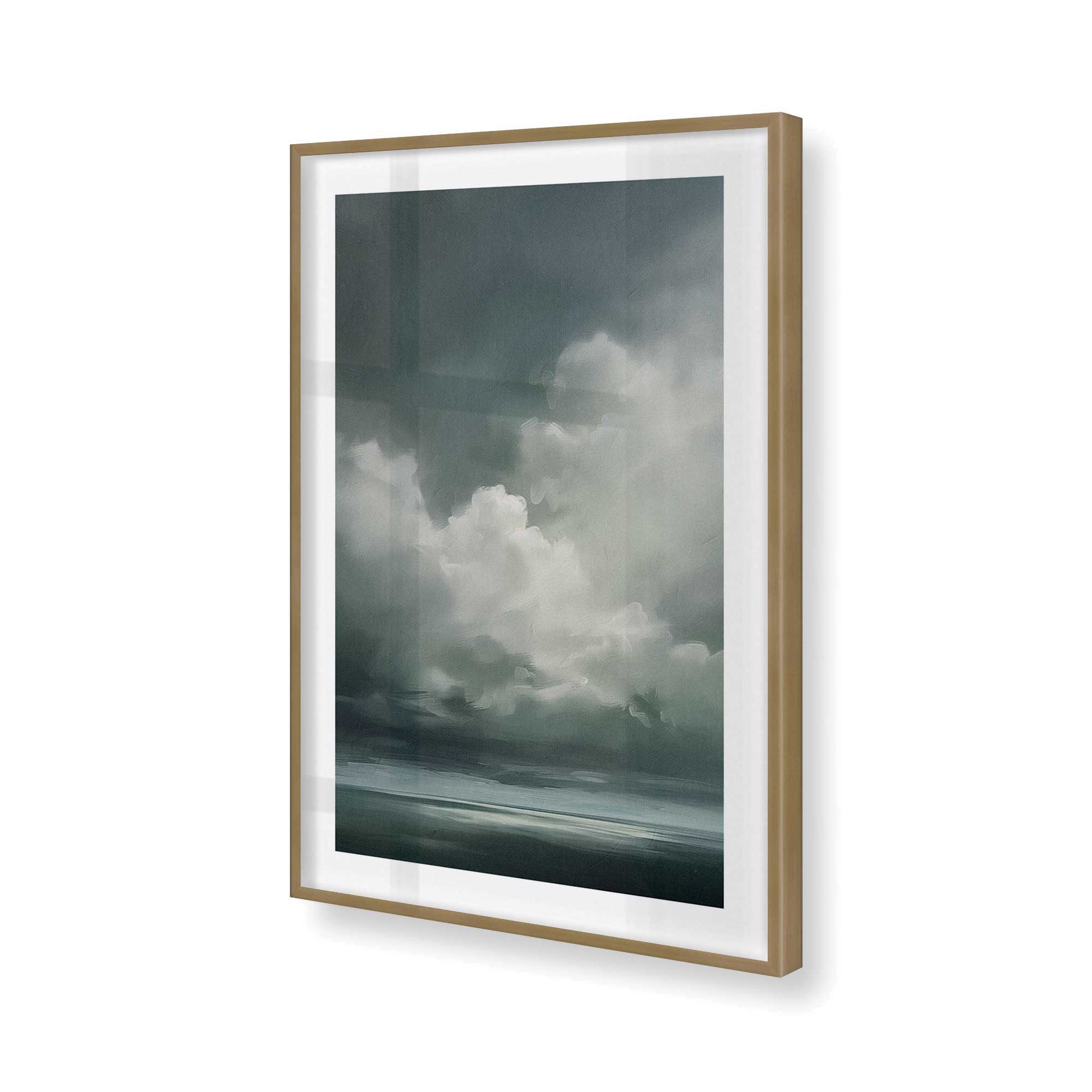 [Color:Brushed Gold], Picture of art in a Brushed Gold frame of the corner