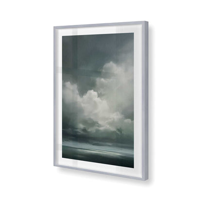 [Color:Polished Chrome], Picture of art in a Polished Chrome frame of the corner