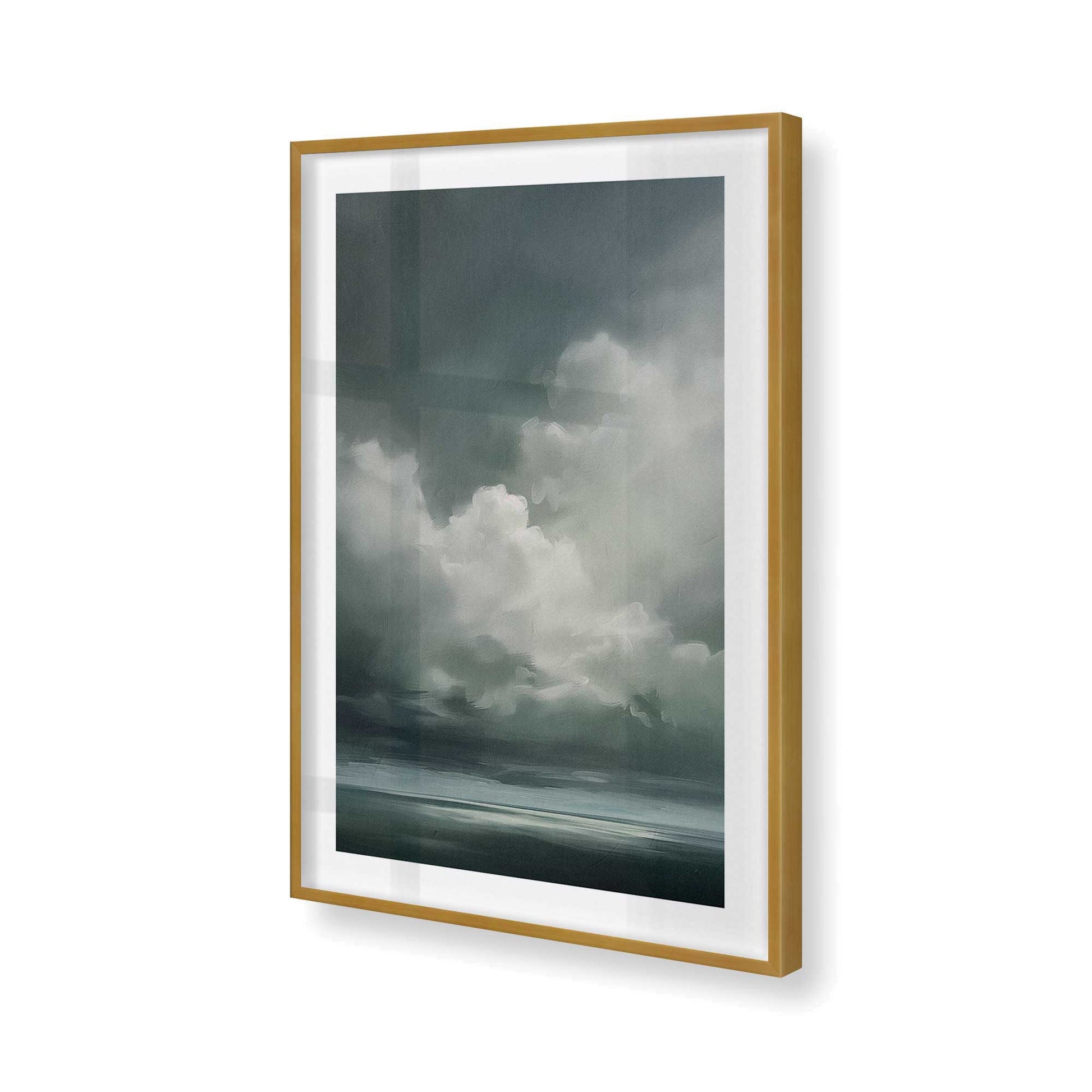 [Color:Polished Gold], Picture of art in a Polished Gold frame of the corner