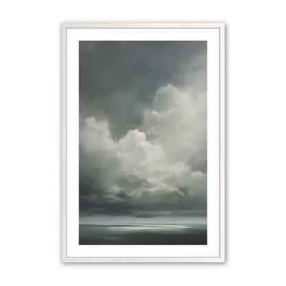 [Color:Opaque White], Picture of art in a Opaque White frame