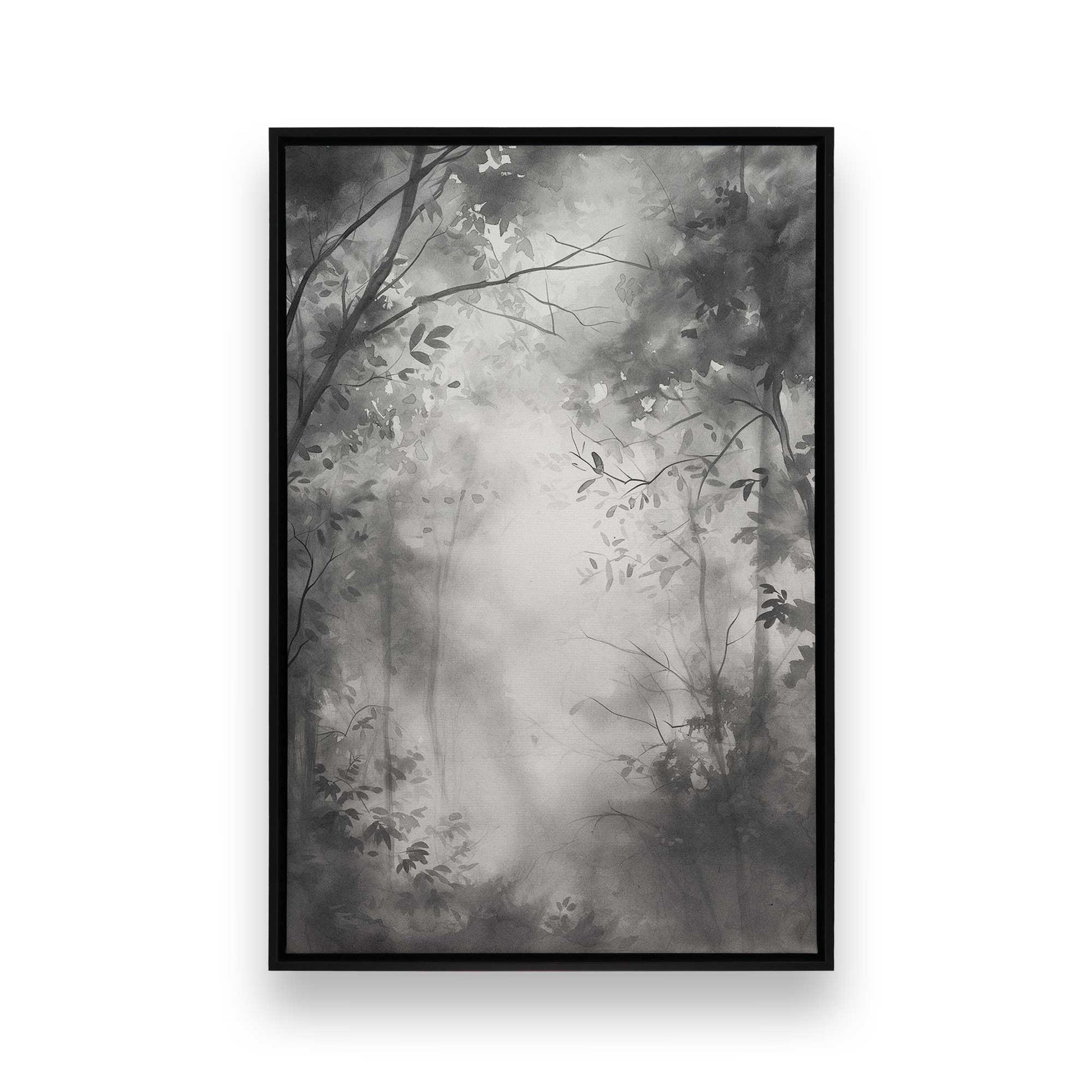 [Color:Satin Black], Picture of art in a Satin Black frame