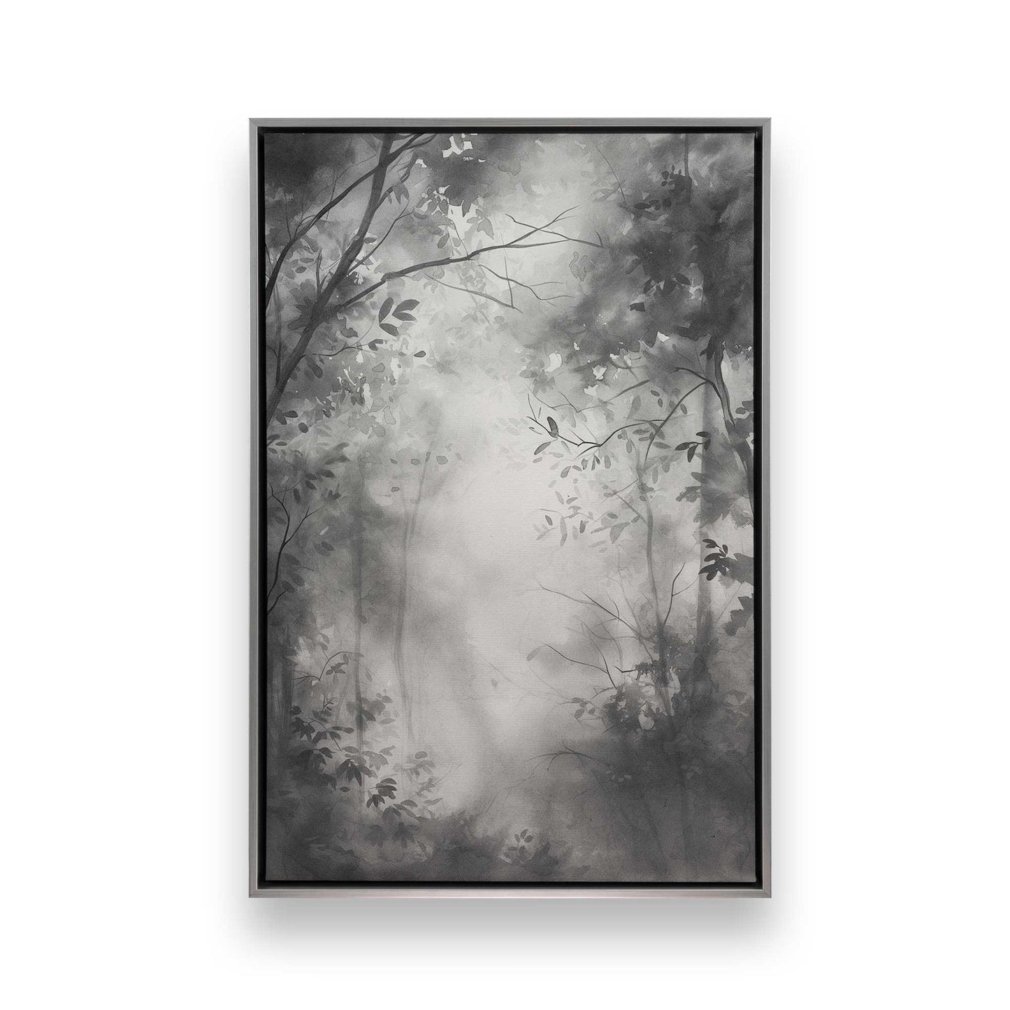 [Color:Opaque White], Picture of art in a White frame