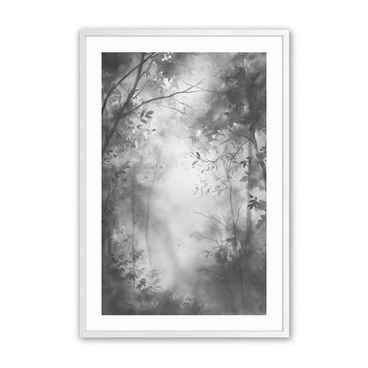 [Color:Opaque White], Picture of art in a Opaque White frame