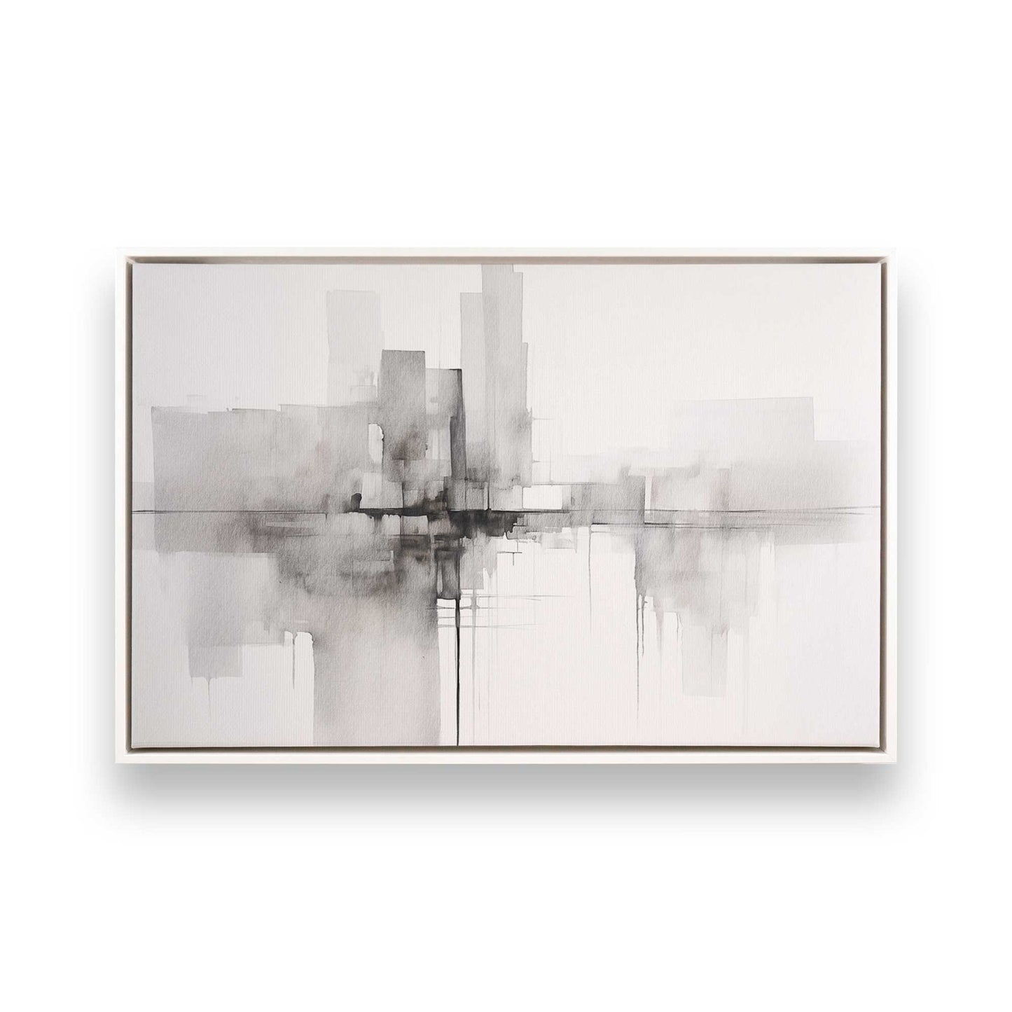 [Color:Opaque White], Picture of art in a White frame