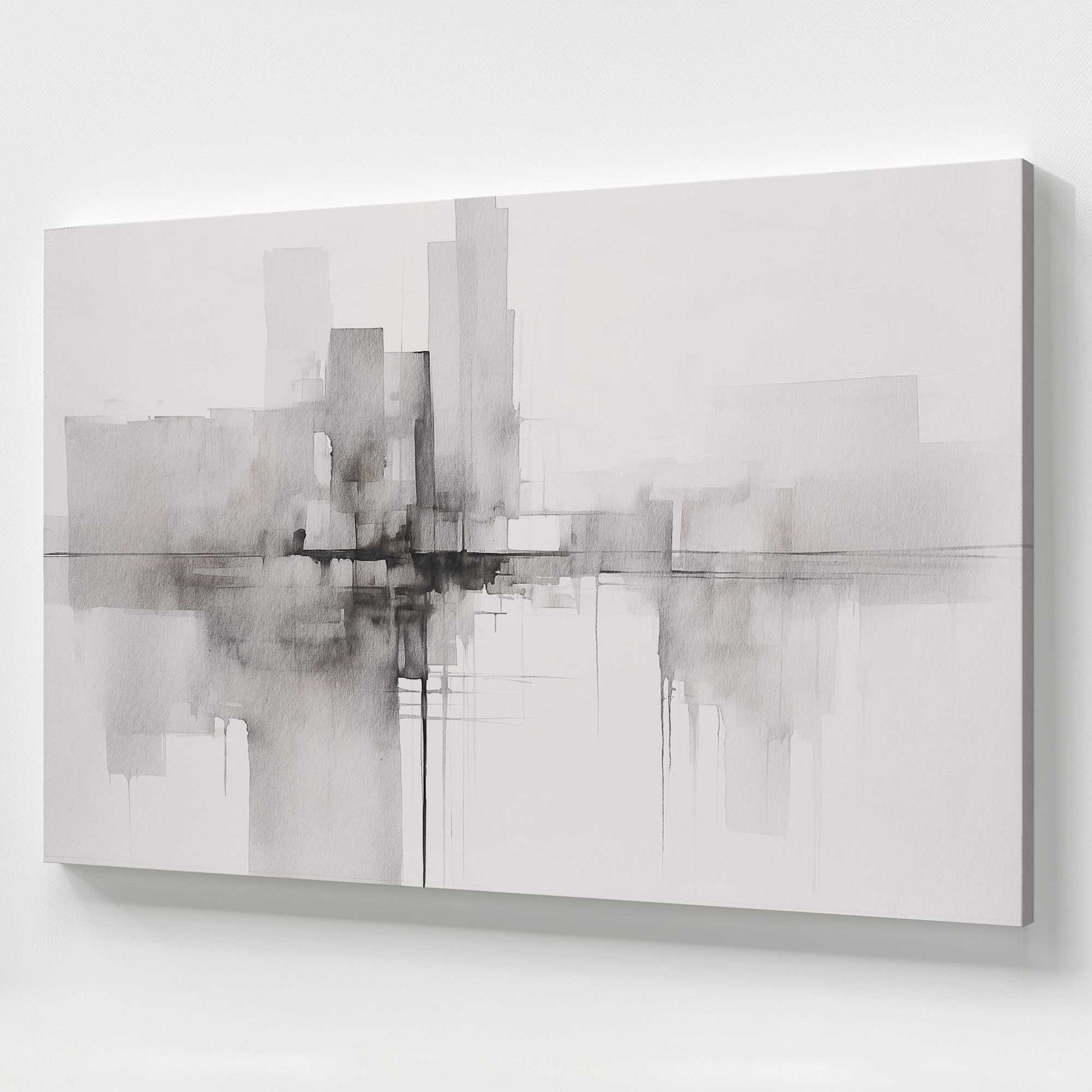 [Color:Stretched Canvas], Picture of art at an angle