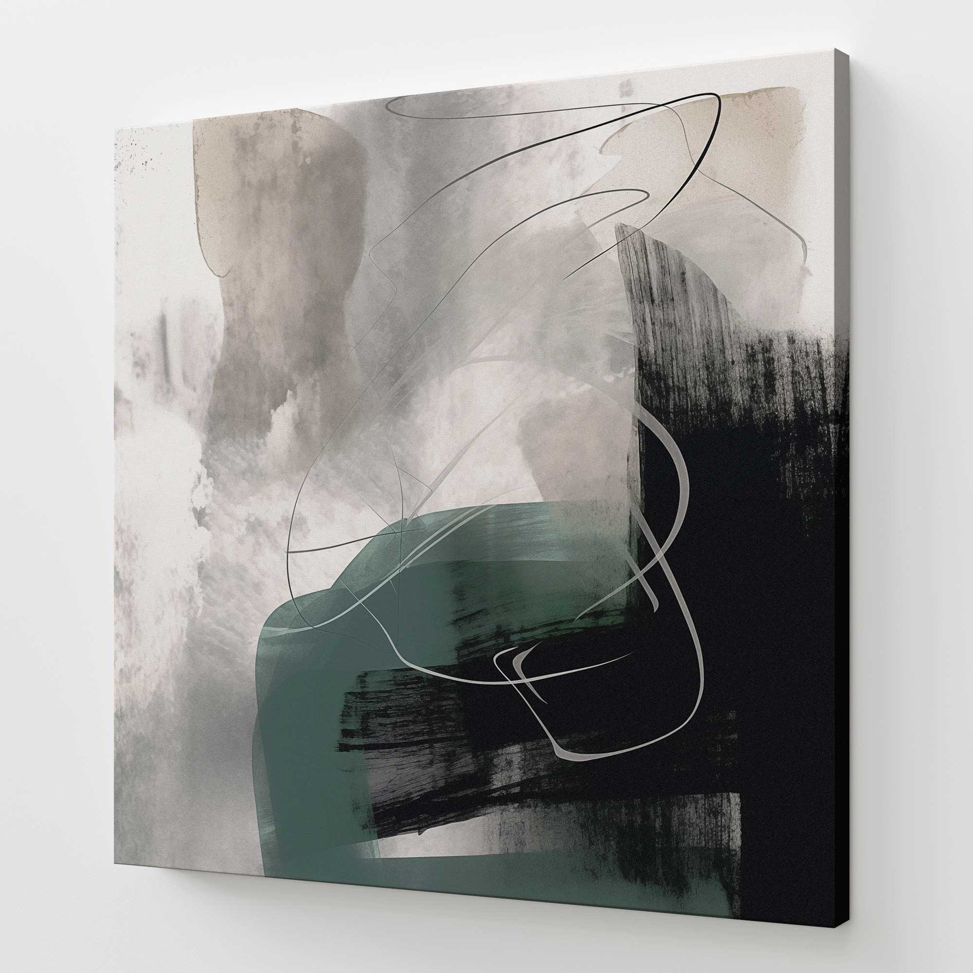 [Color:Stretched Canvas], Picture of art at an angle