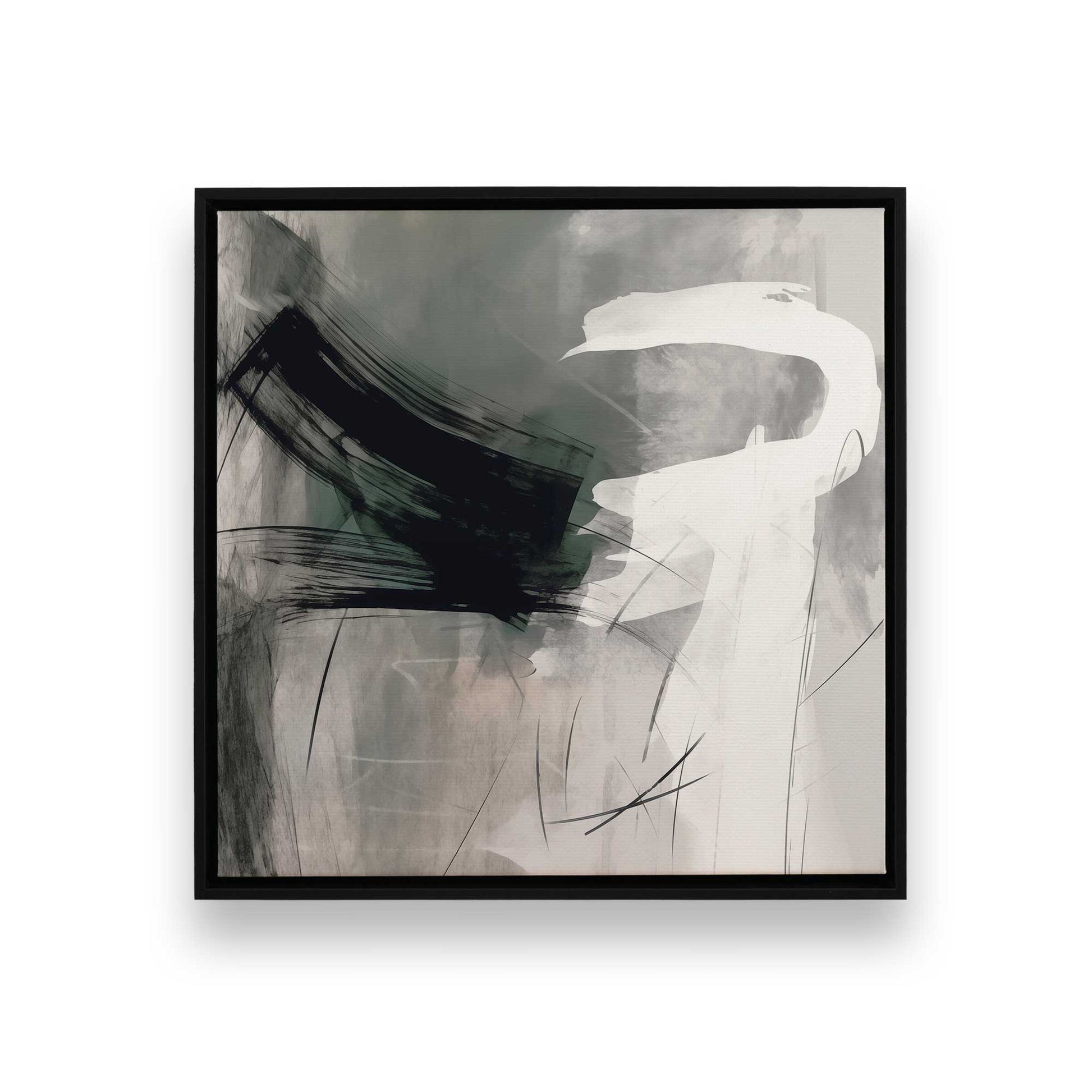 [Color:Satin Black], Picture of art in a Satin Black frame