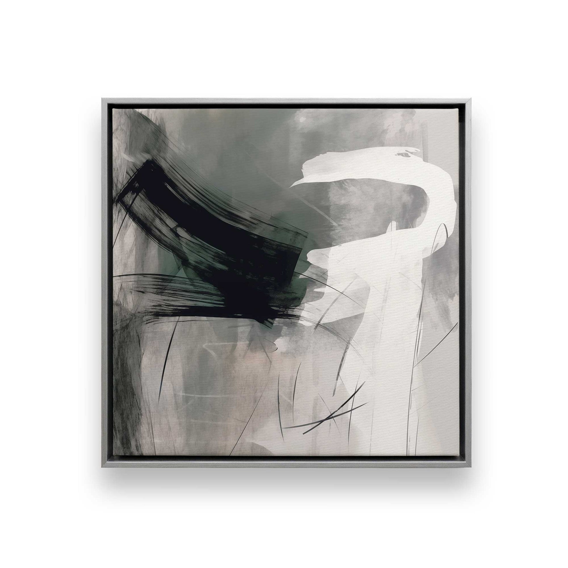 [Color:Opaque White], Picture of art in a White frame