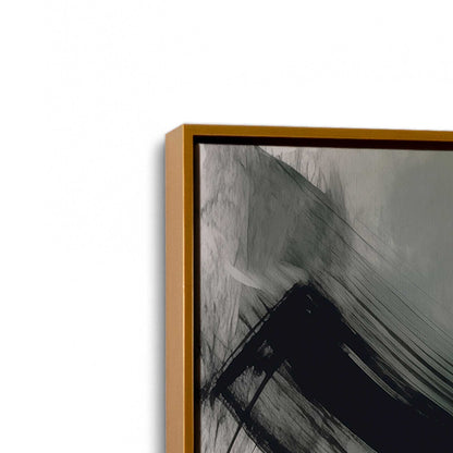 [Color:Polished Gold], Picture of art in a Polished Gold frame at an angle