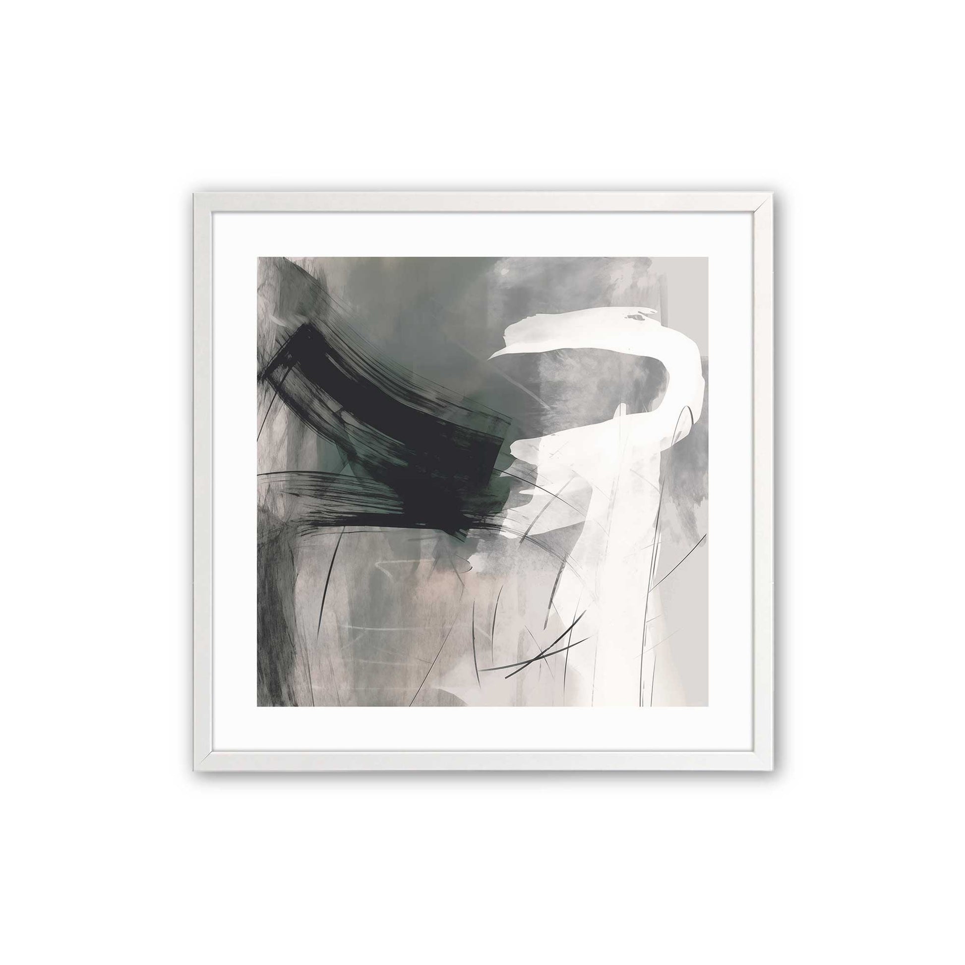 [Color:Opaque White], Picture of art in a Opaque White frame