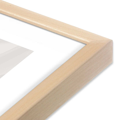 [Color:Raw Maple], Picture of art in a Raw Maple frame of the corner