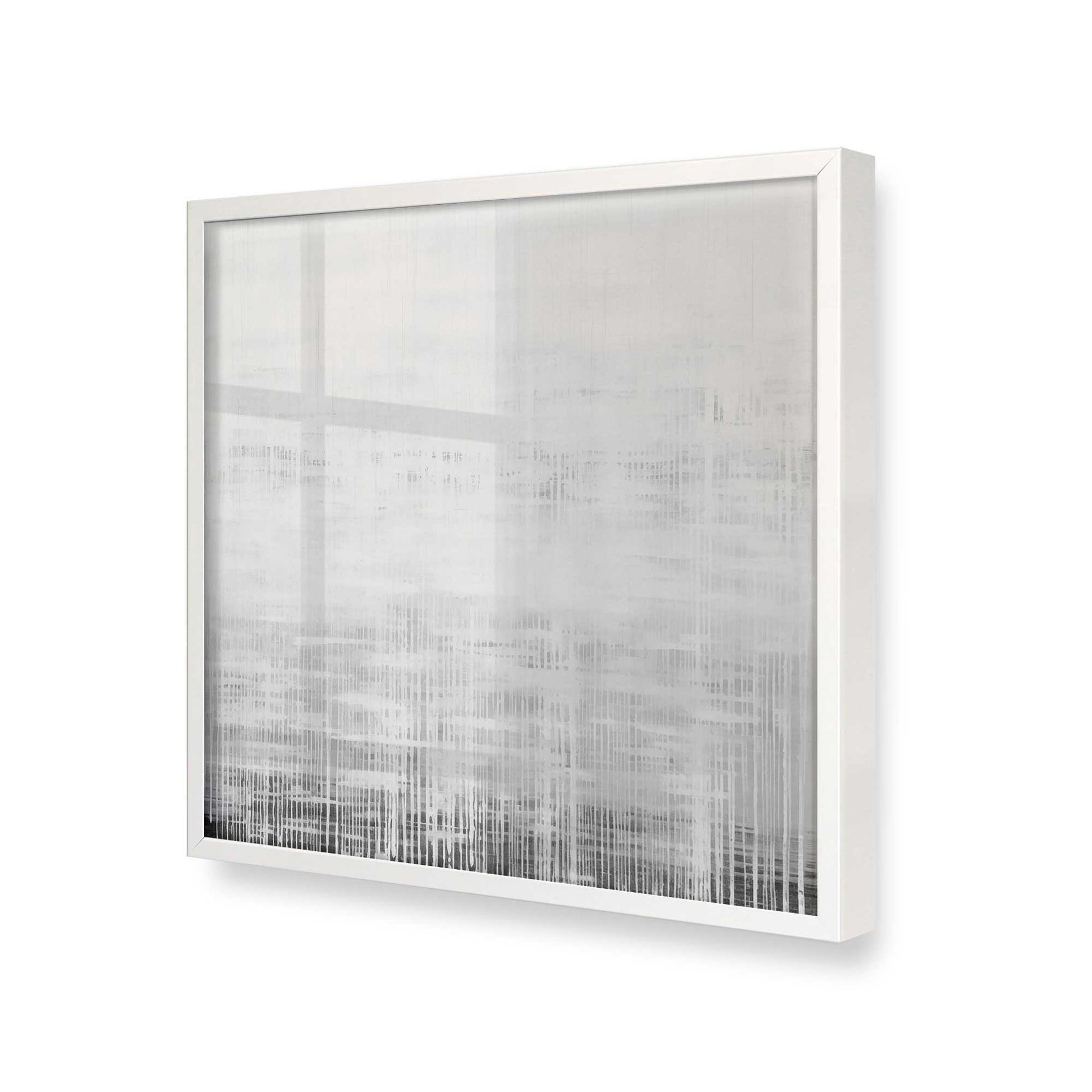 [Color:Opaque White], Picture of art in a Opaque White frame at an angle