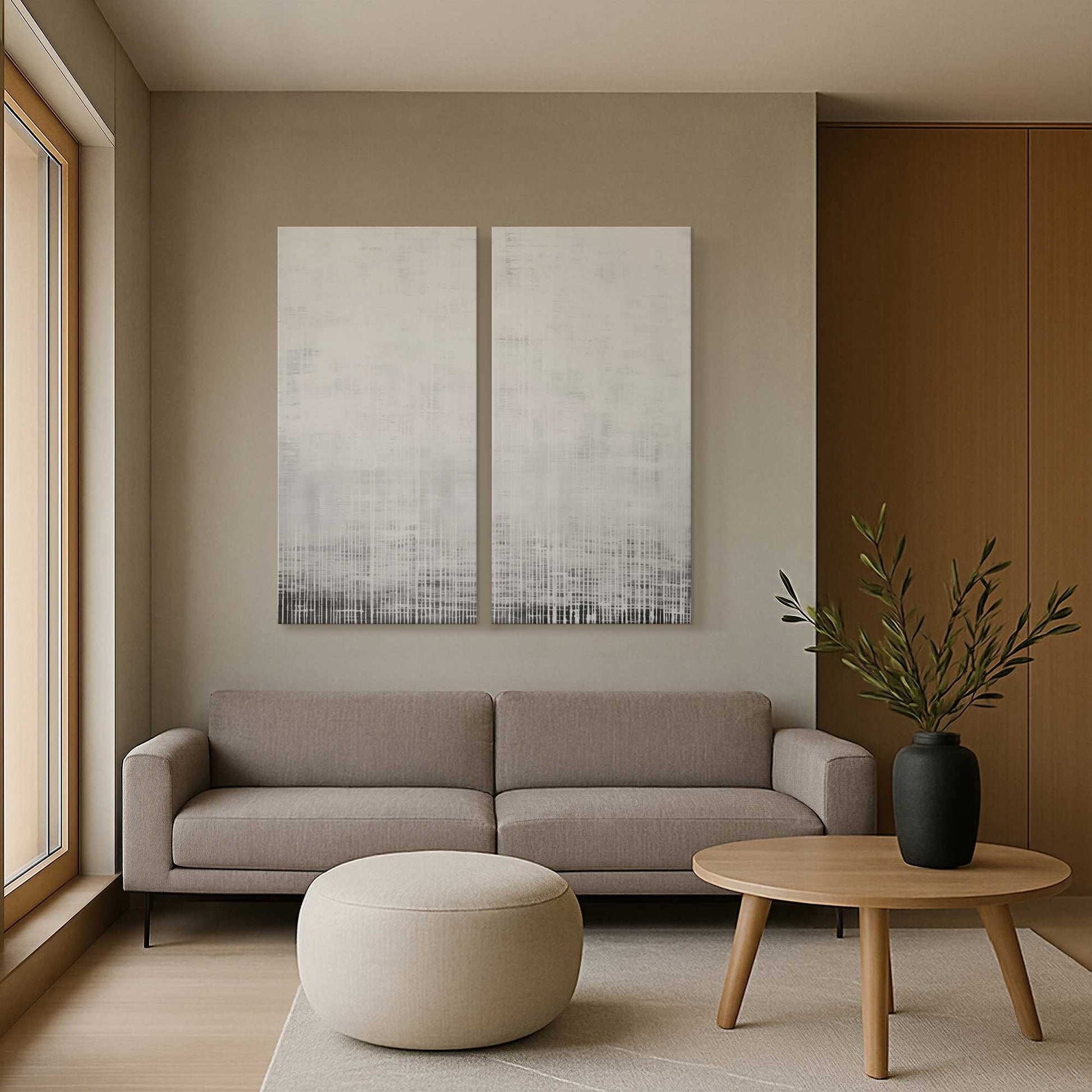 [Color:Stretched Canvas], Picture of art in a room
