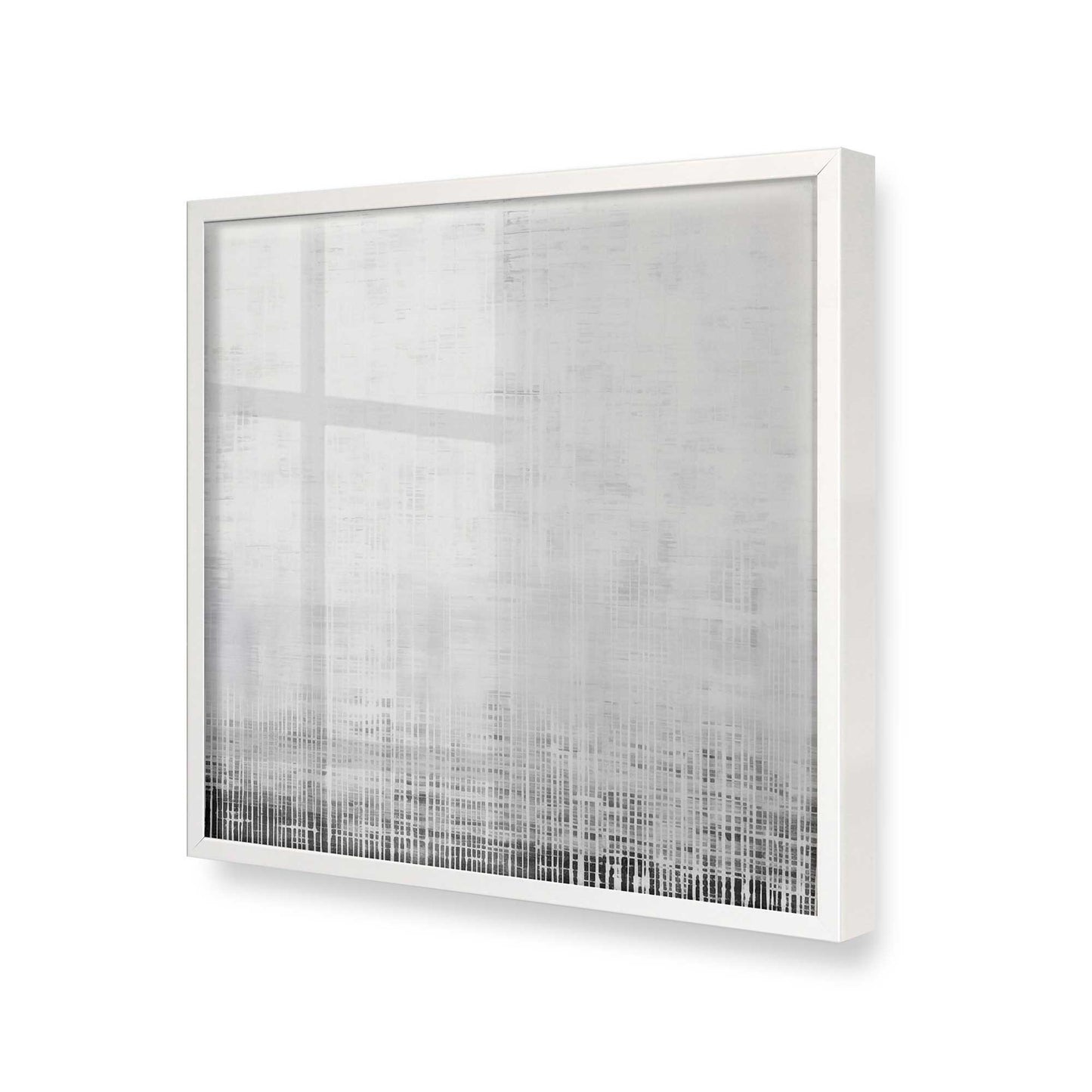 [Color:Opaque White], Picture of art in a Opaque White frame at an angle