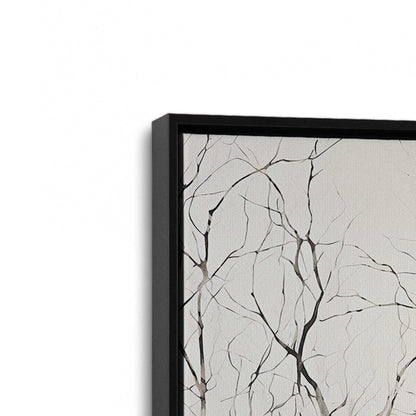 [Color:Satin Black], Picture of art in a Satin Black frame at an angle