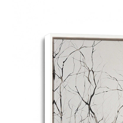 [Color:Opaque White], Picture of art in a White frame at an angle