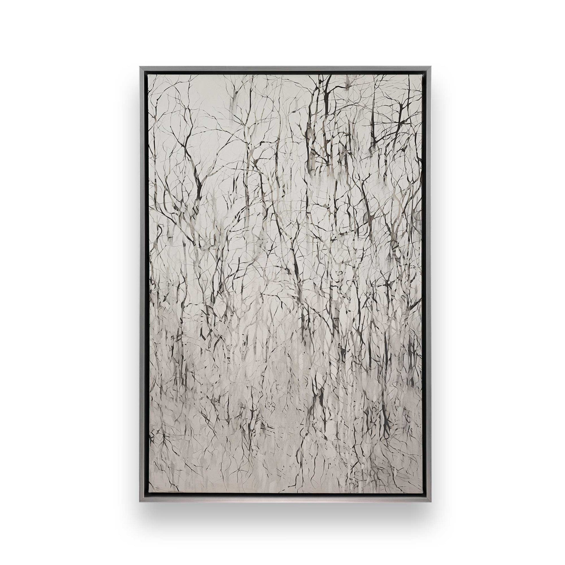 [Color:Opaque White], Picture of art in a White frame