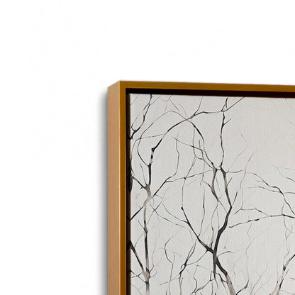 [Color:Polished Gold], Picture of art in a Polished Gold frame at an angle