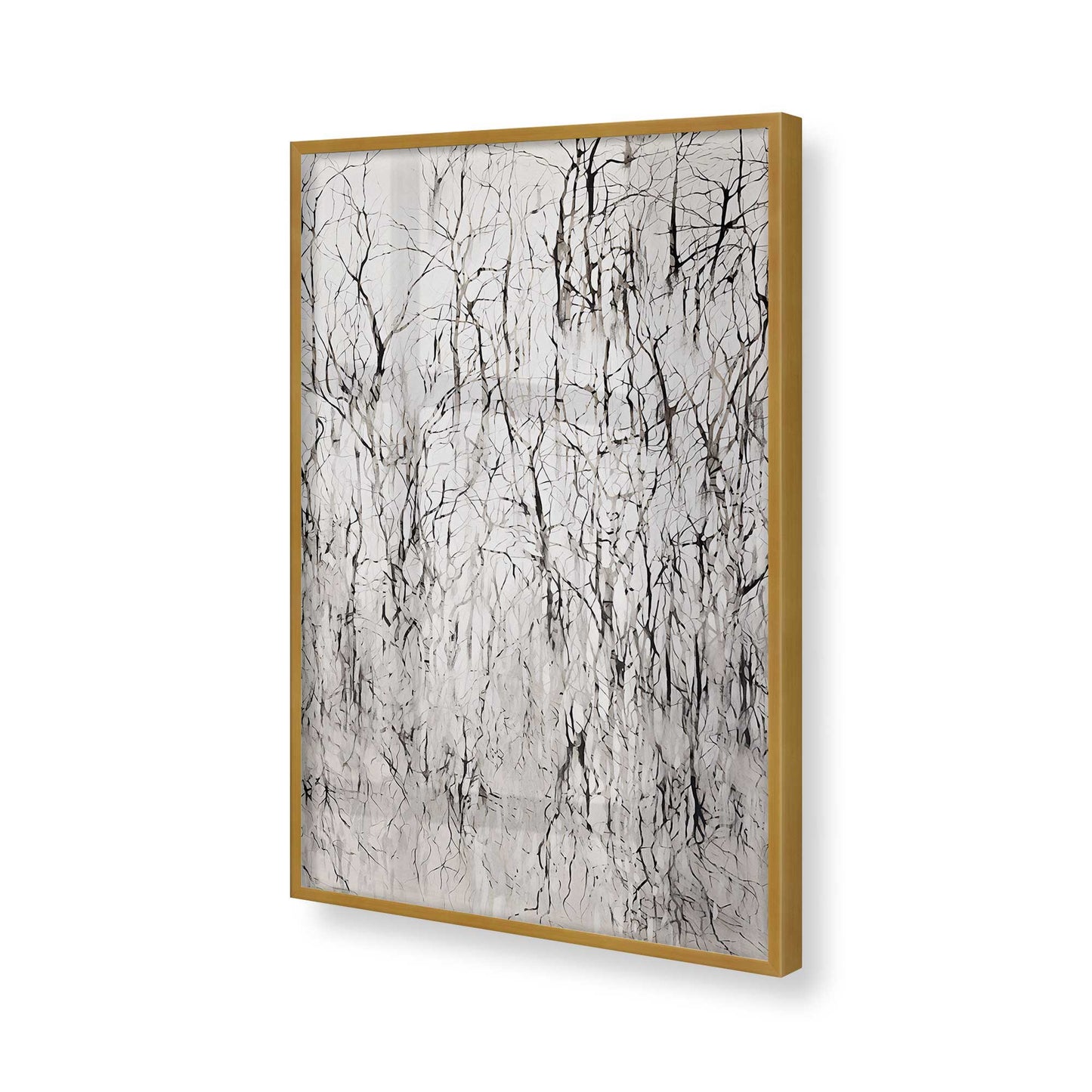 [Color:Polished Gold], Picture of art in a Polished Gold frame of the corner