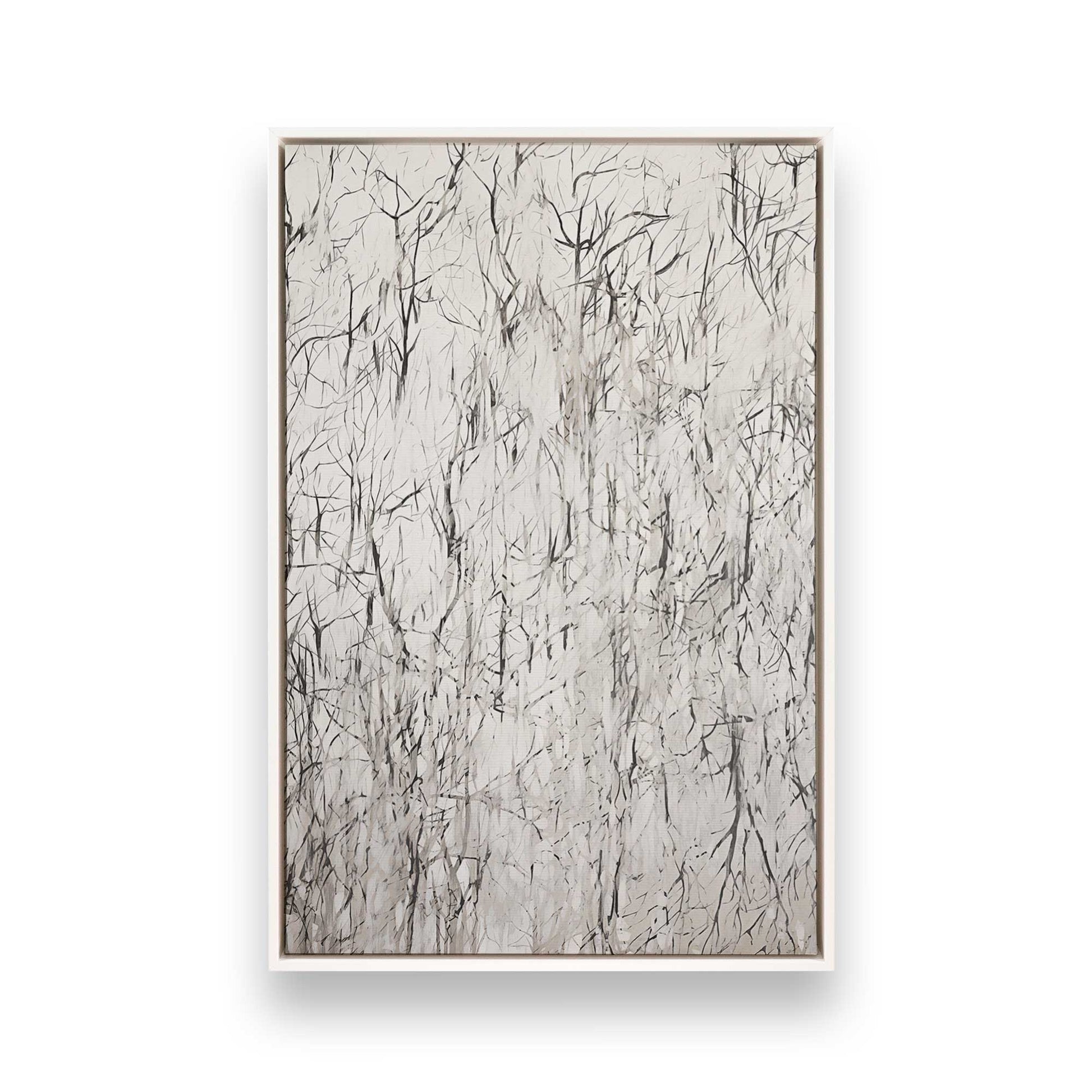 [Color:Opaque White], Picture of art in a White frame