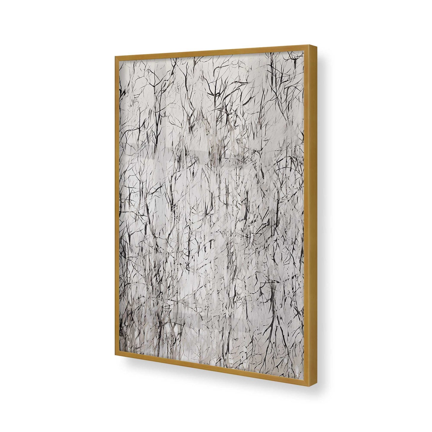 [Color:Polished Gold], Picture of art in a Polished Gold frame of the corner