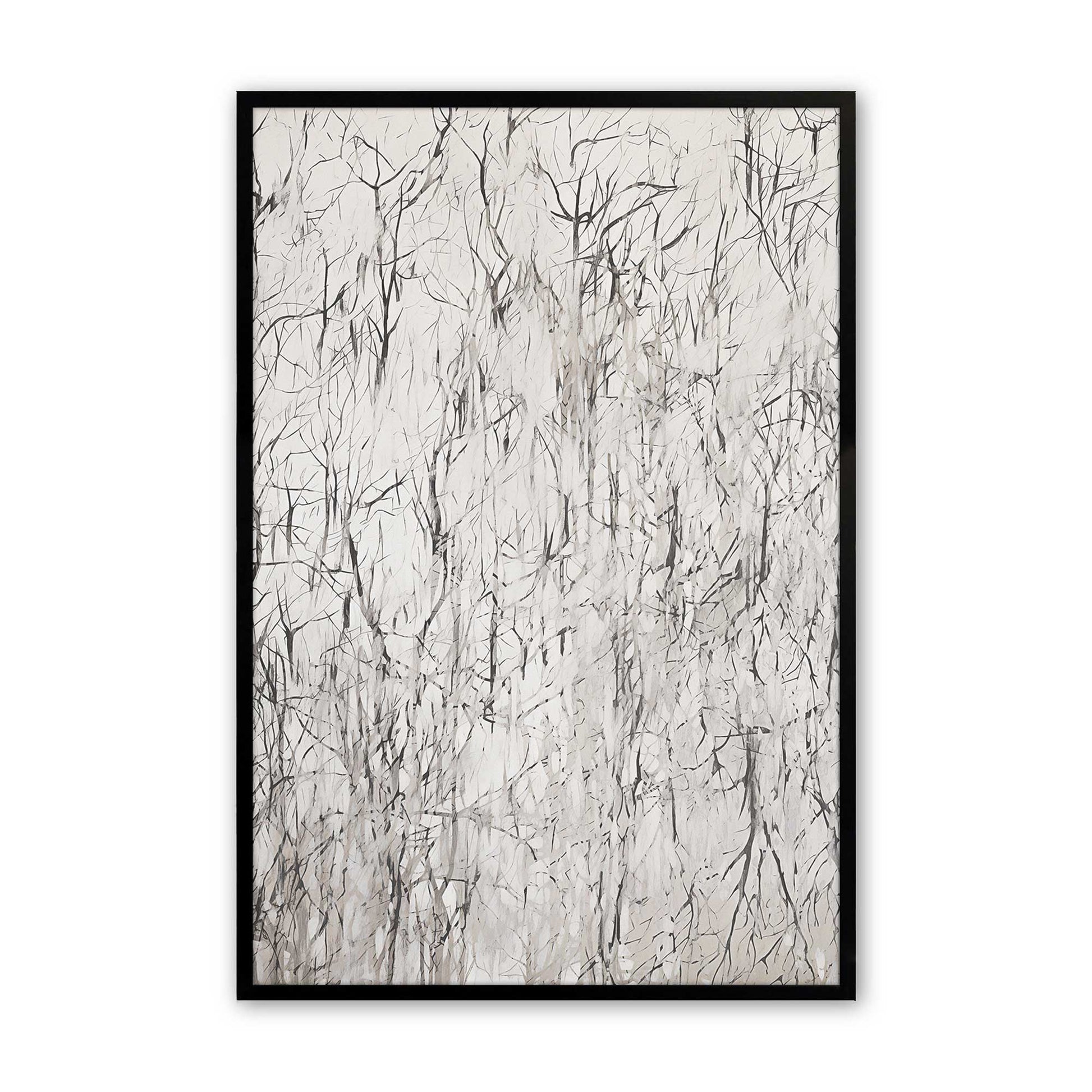 [Color:Satin Black], Picture of art in a Satin Black frame