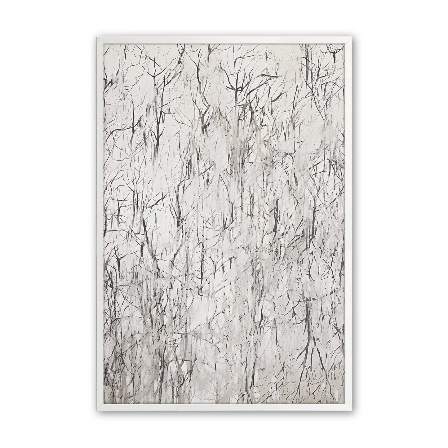 [Color:Opaque White], Picture of art in a Opaque White frame