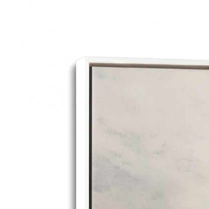 [Color:Opaque White], Picture of art in a White frame at an angle