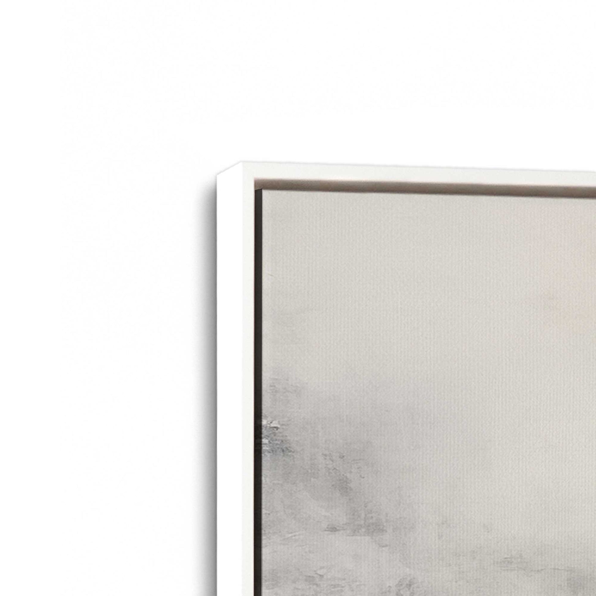 [Color:Opaque White], Picture of art in a White frame at an angle