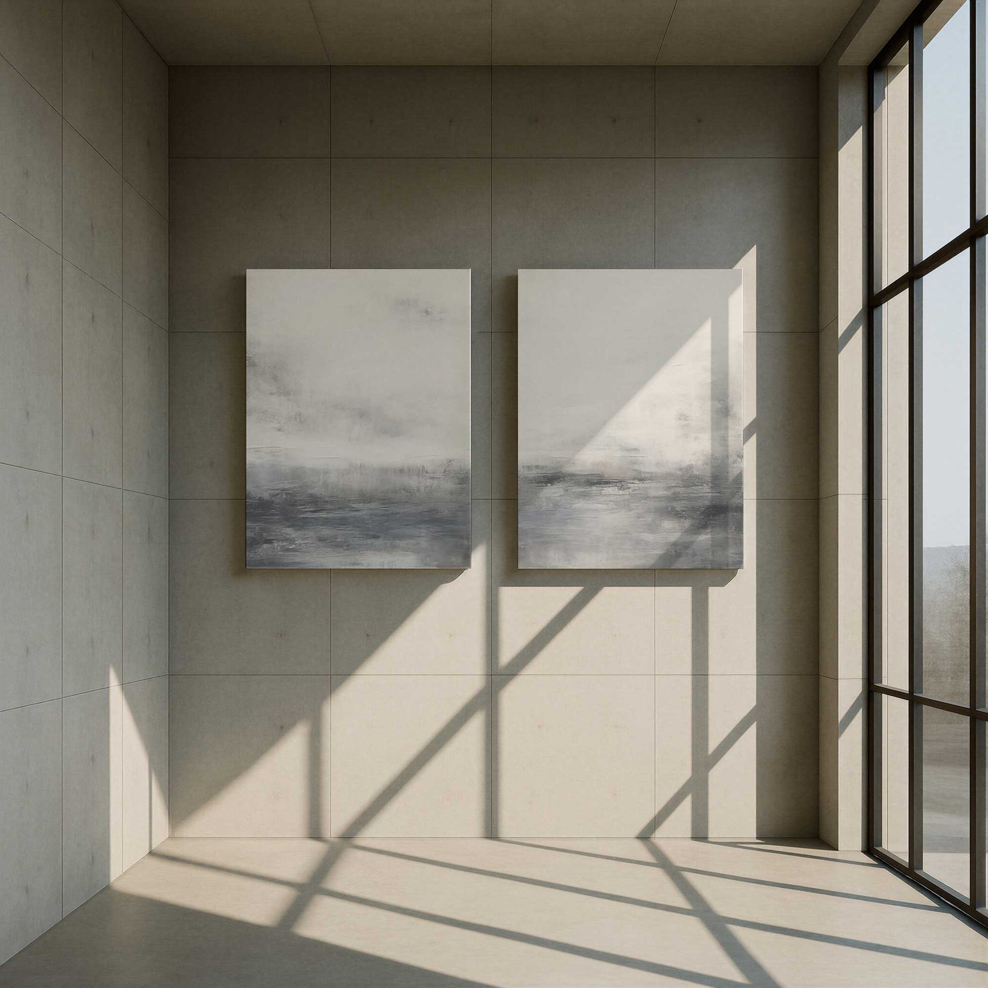 [Color:Stretched Canvas], Picture of art in a room