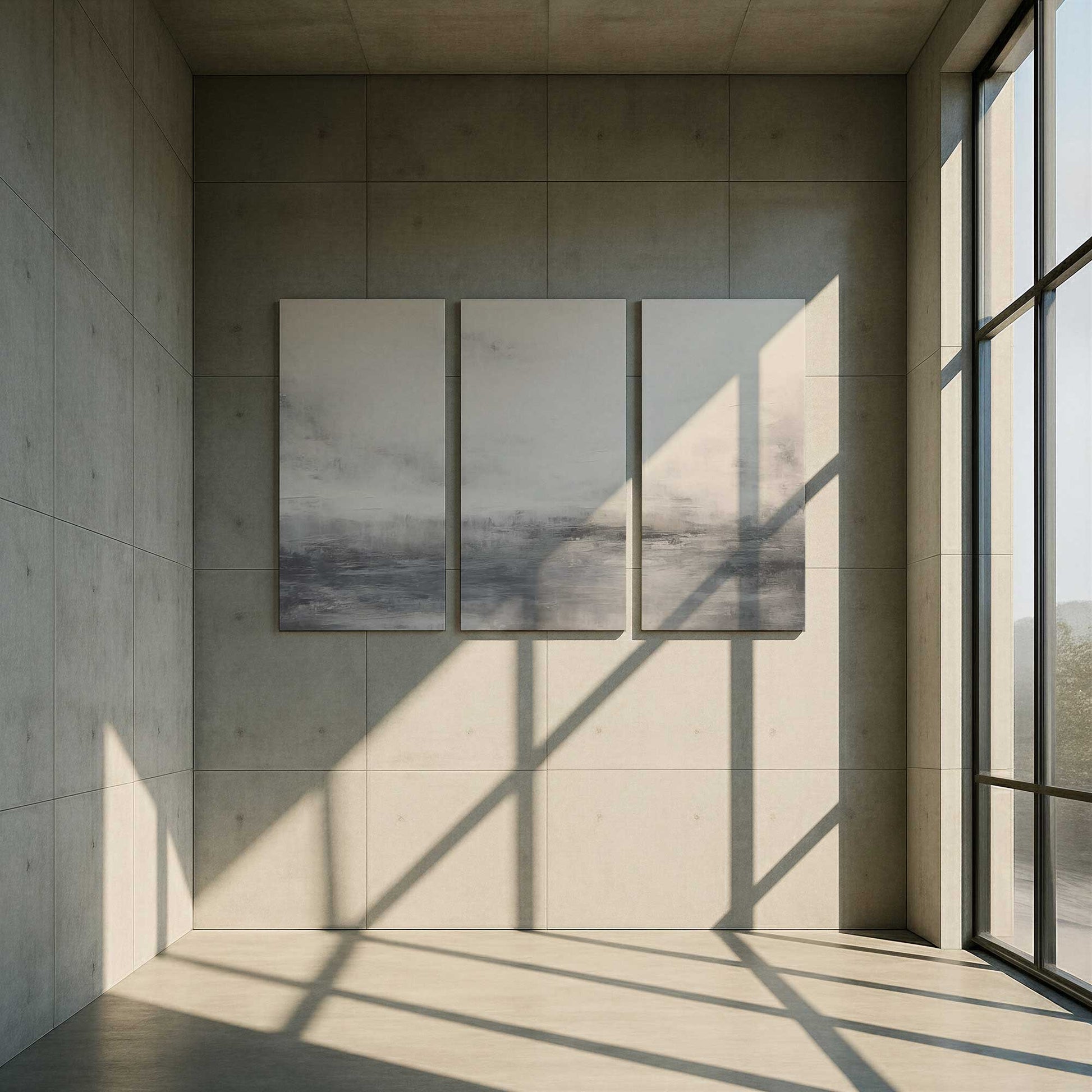 [Color:Stretched Canvas], Picture of art in a room