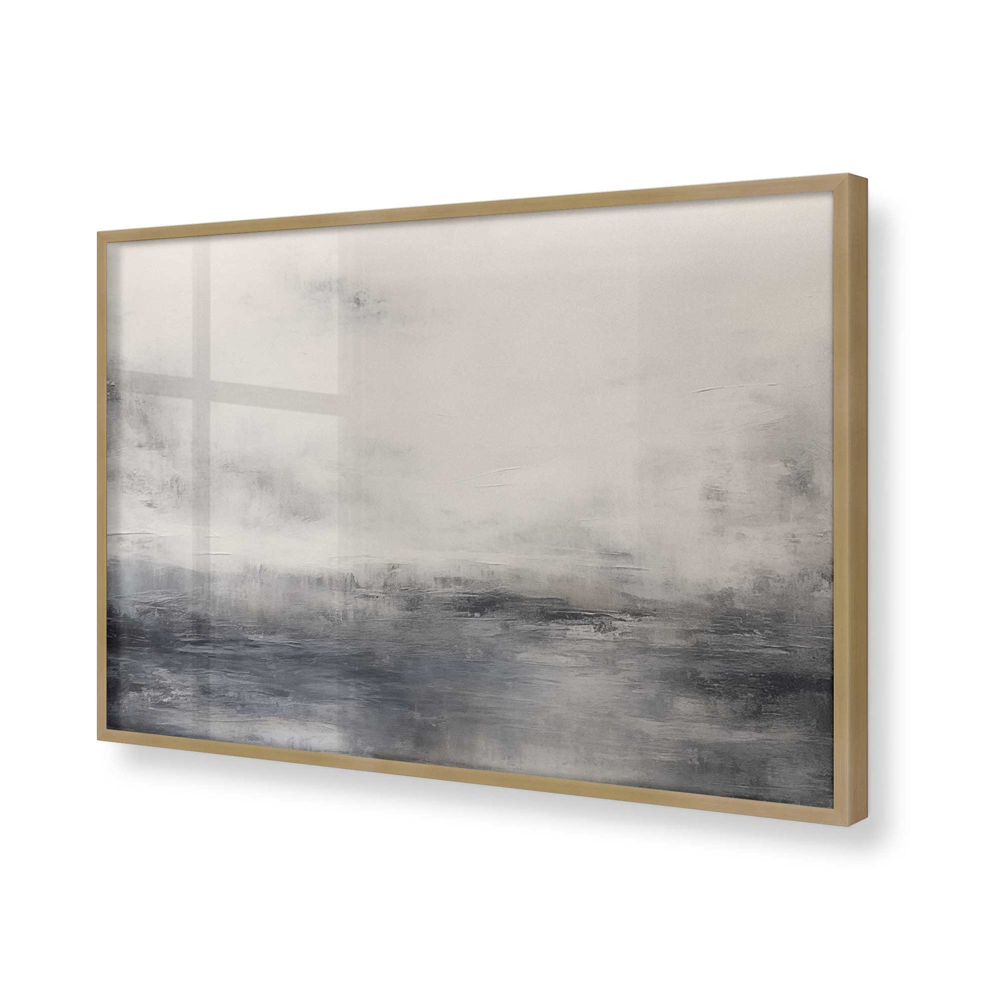 [Color:Brushed Gold], Picture of art in a Brushed Gold frame of the corner