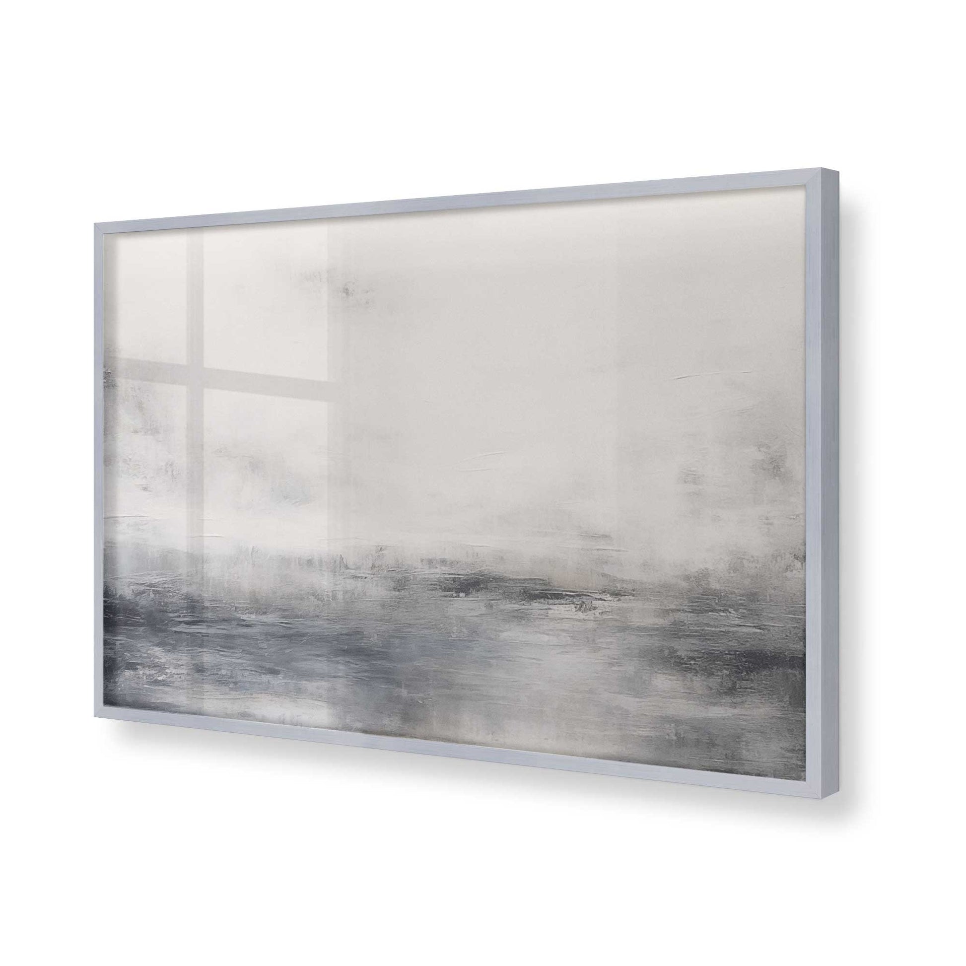 [Color:Polished Chrome], Picture of art in a Polished Chrome frame of the corner