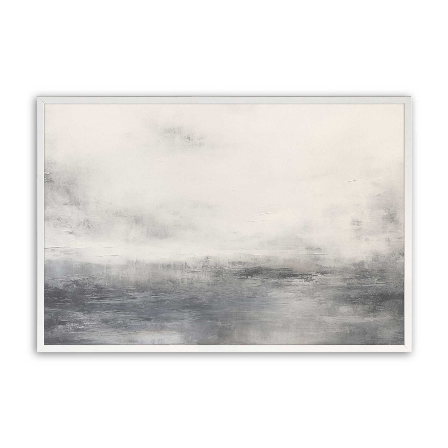 [Color:Opaque White], Picture of art in a Opaque White frame