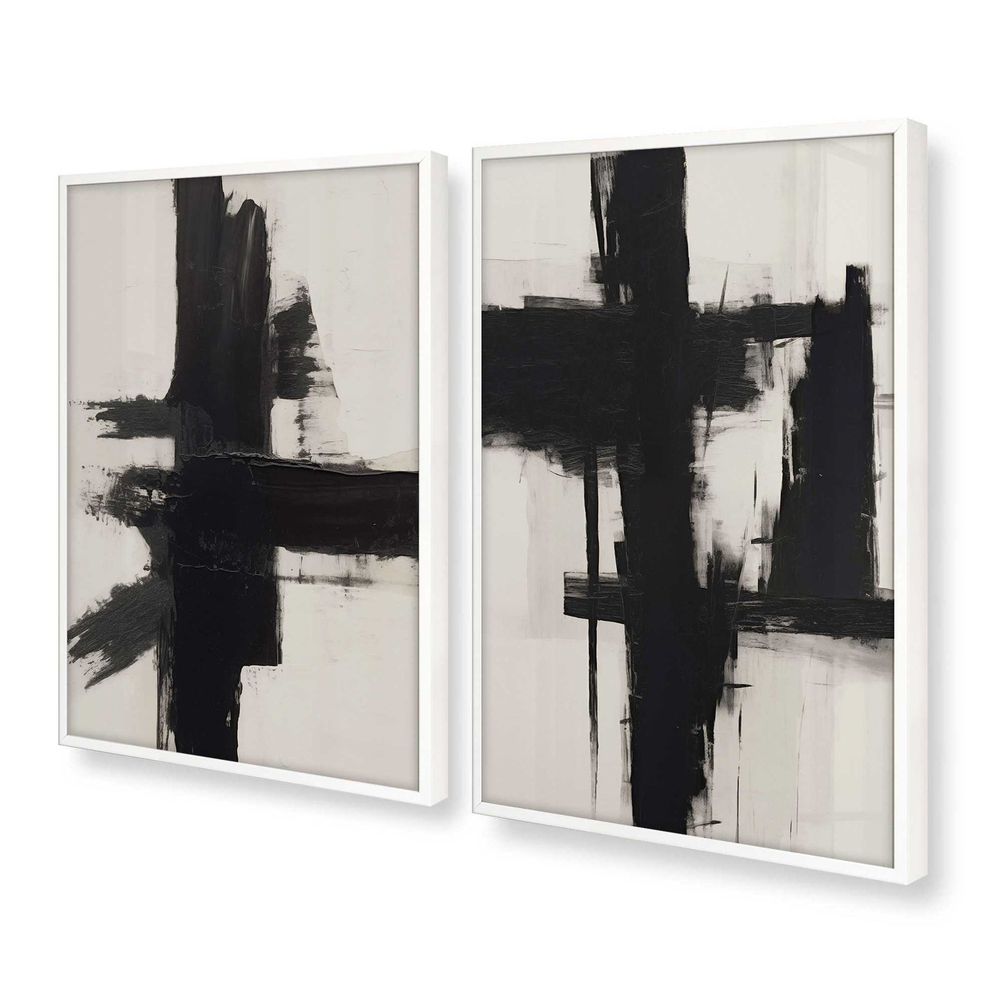 [Color:Opaque White], Picture of art in a Opaque White frame at an angle