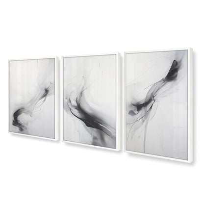 [Color:Opaque White], Picture of art in a Opaque White frame at an angle