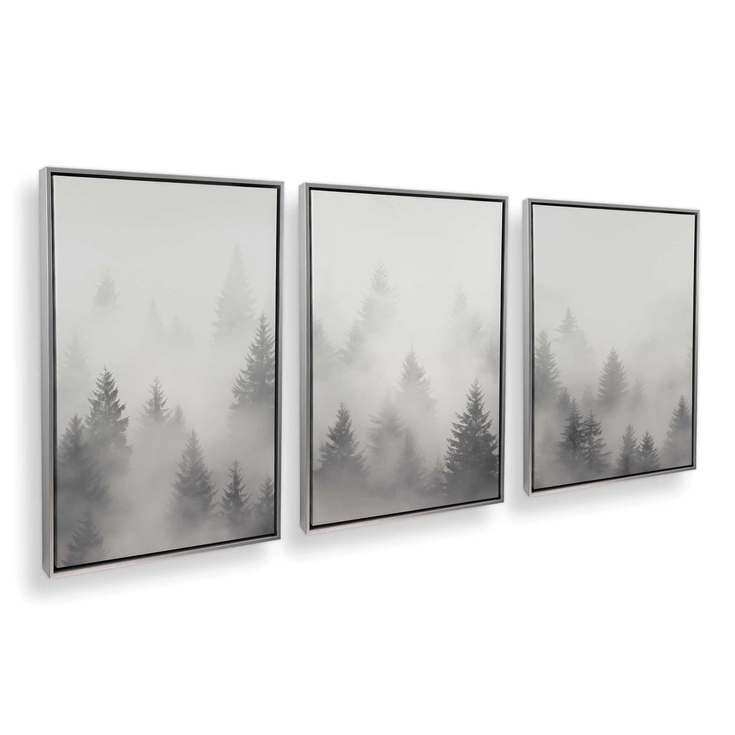 [Color:Opaque White], Picture of art in a White frame at an angle