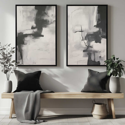 [Color:Satin Black], Picture of art in a Satin Black frame