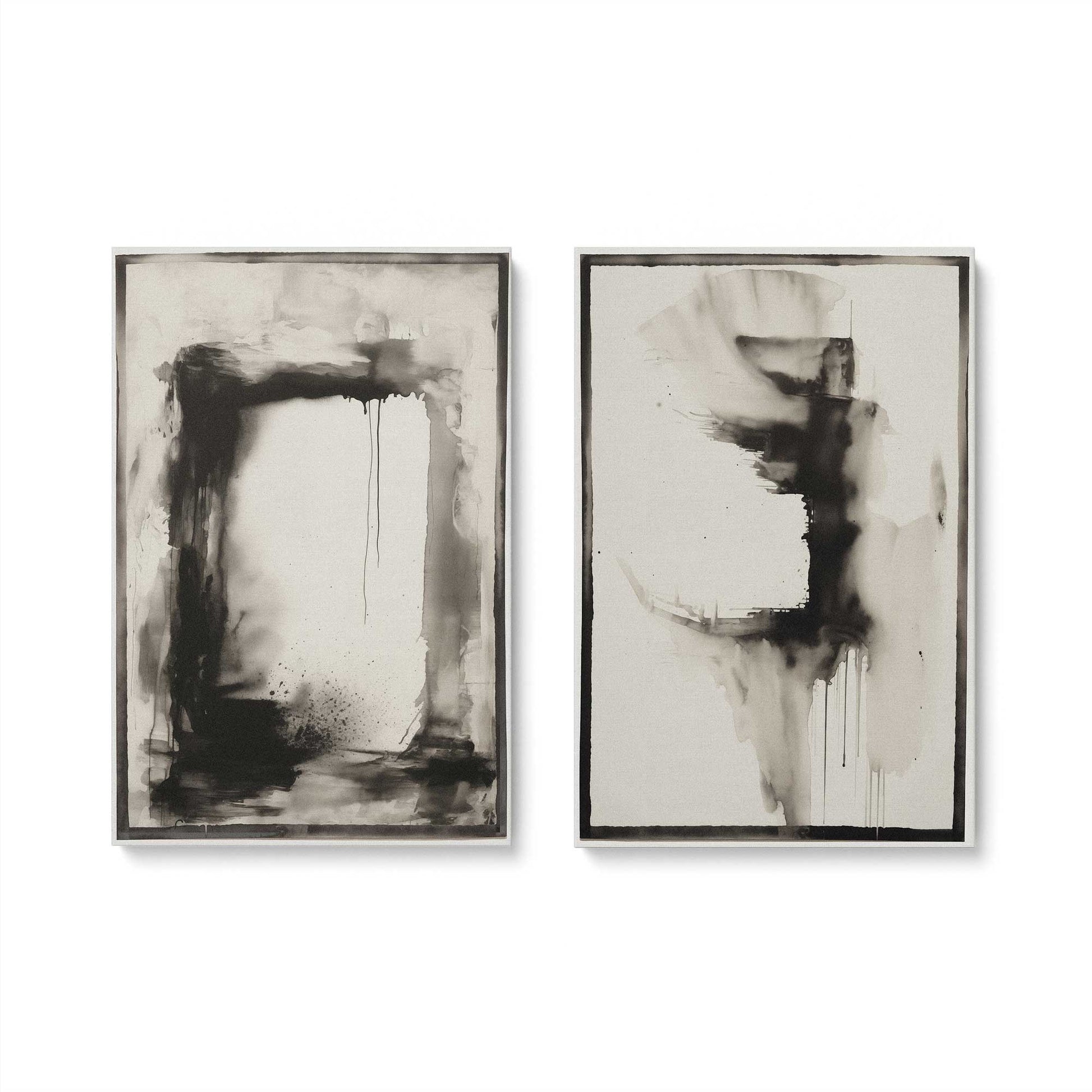 Obsidian Bounds, Set of 2 Print on Canvas
