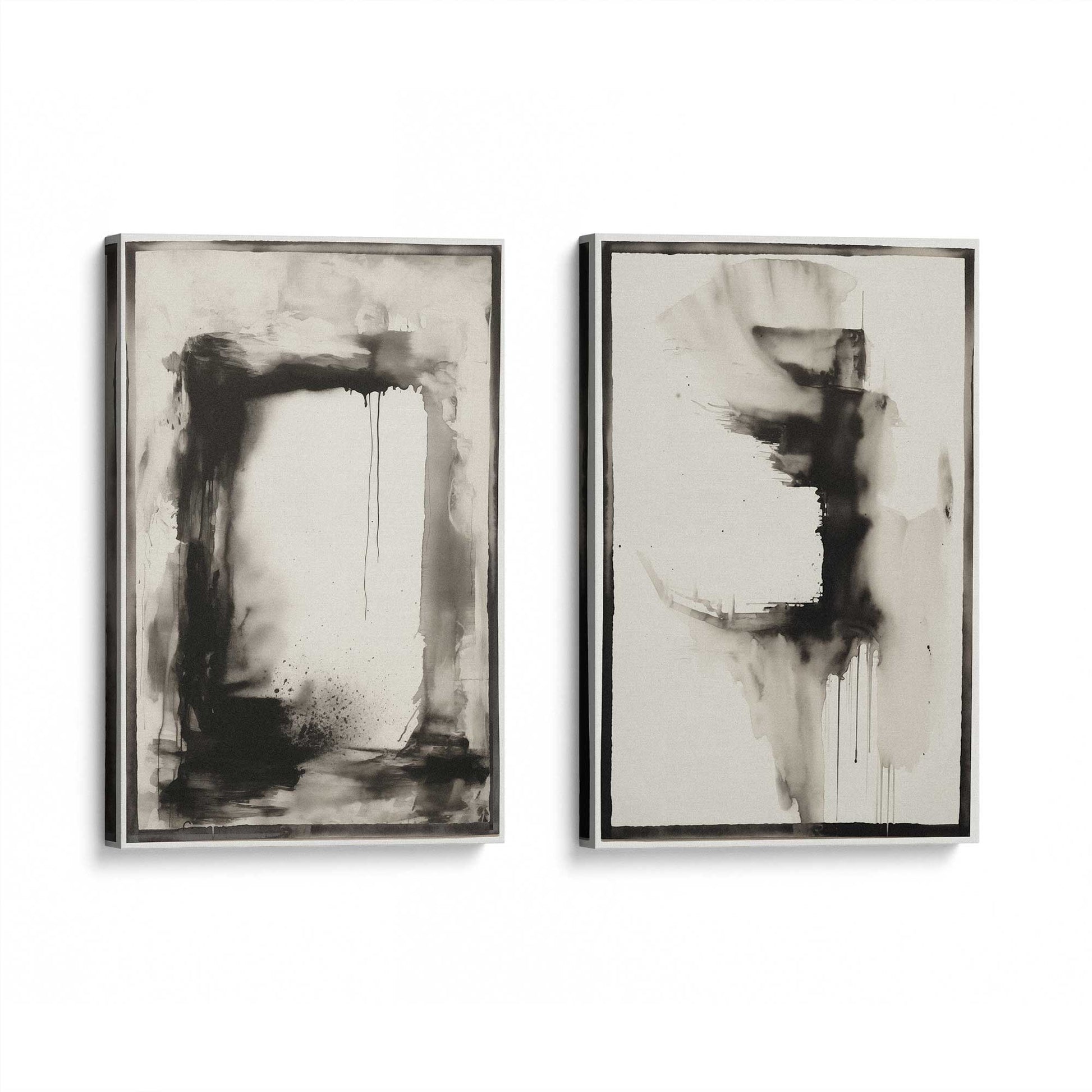Obsidian Bounds, Set of 2 Print on Canvas